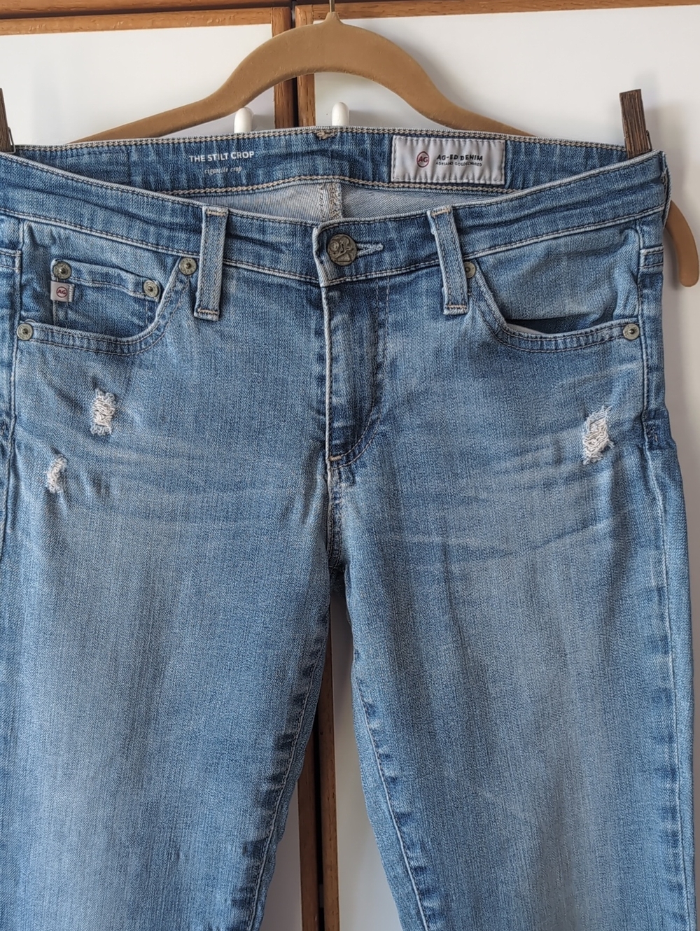 AG Jeans The Stilt Crop 27 21 Year Breathless Fade - Picture 4 of 12